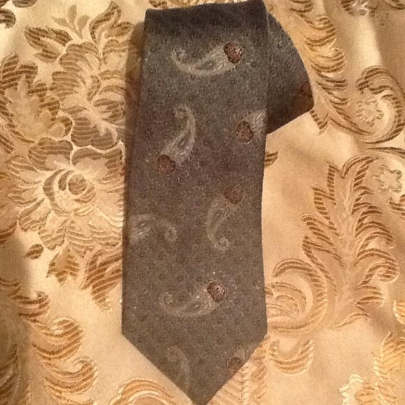 EUC Vintage OSCAR DE LA RENTA Paisley Necktie - Picture 5 of 5